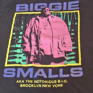 Biggie Smalls Graphic Tee Tubular T-Shirt Cotton Brooklyn Men's M